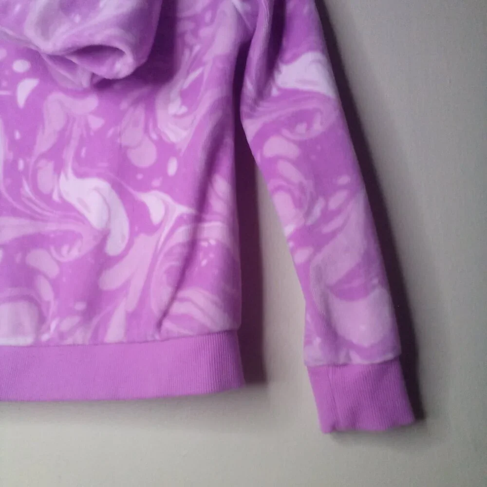 Juicy Couture Jacket Girls 7 Fleece Full Zip Pocket Pink